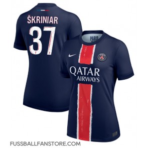 Paris Saint-Germain Milan Skriniar #37 Replik Heimtrikot Damen 2024-25 Kurzarm